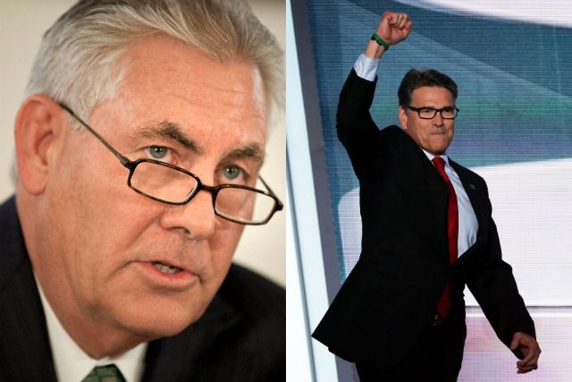 Rex Tillerson and Rick Perry